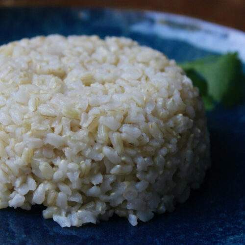 brown rice without starch instant pot